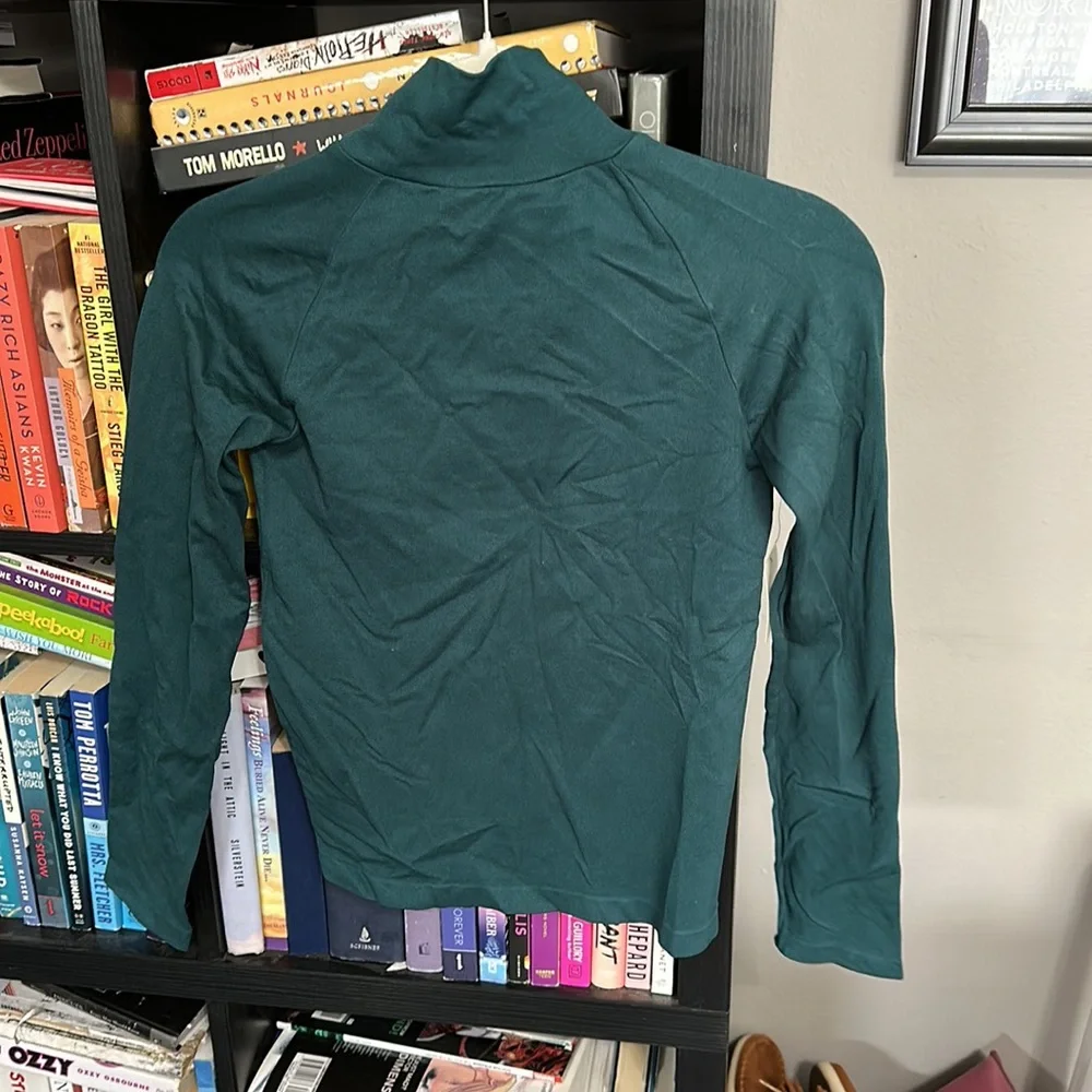 Free People Green Open Back Blouse - Picture 7 of 8